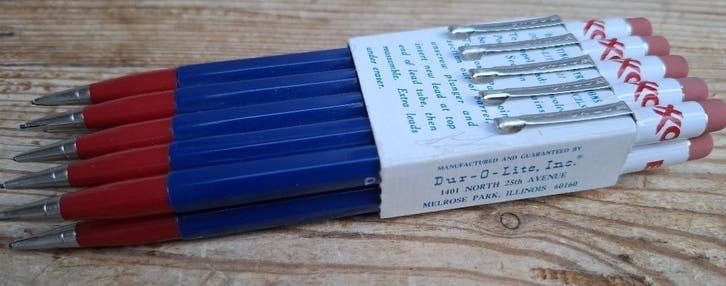 Set 10 EXXON, vintage vulpotloden, Dur - 0 - Lite, U.S.A., Overige merken, Vulpotlood, -, -