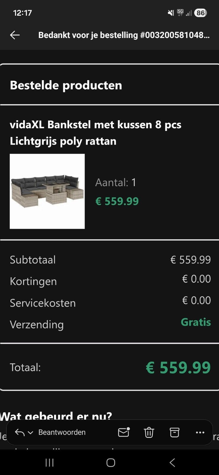Loungeset, Tuin en Terras, Tuinsets en Loungesets, Ophalen, Loungeset