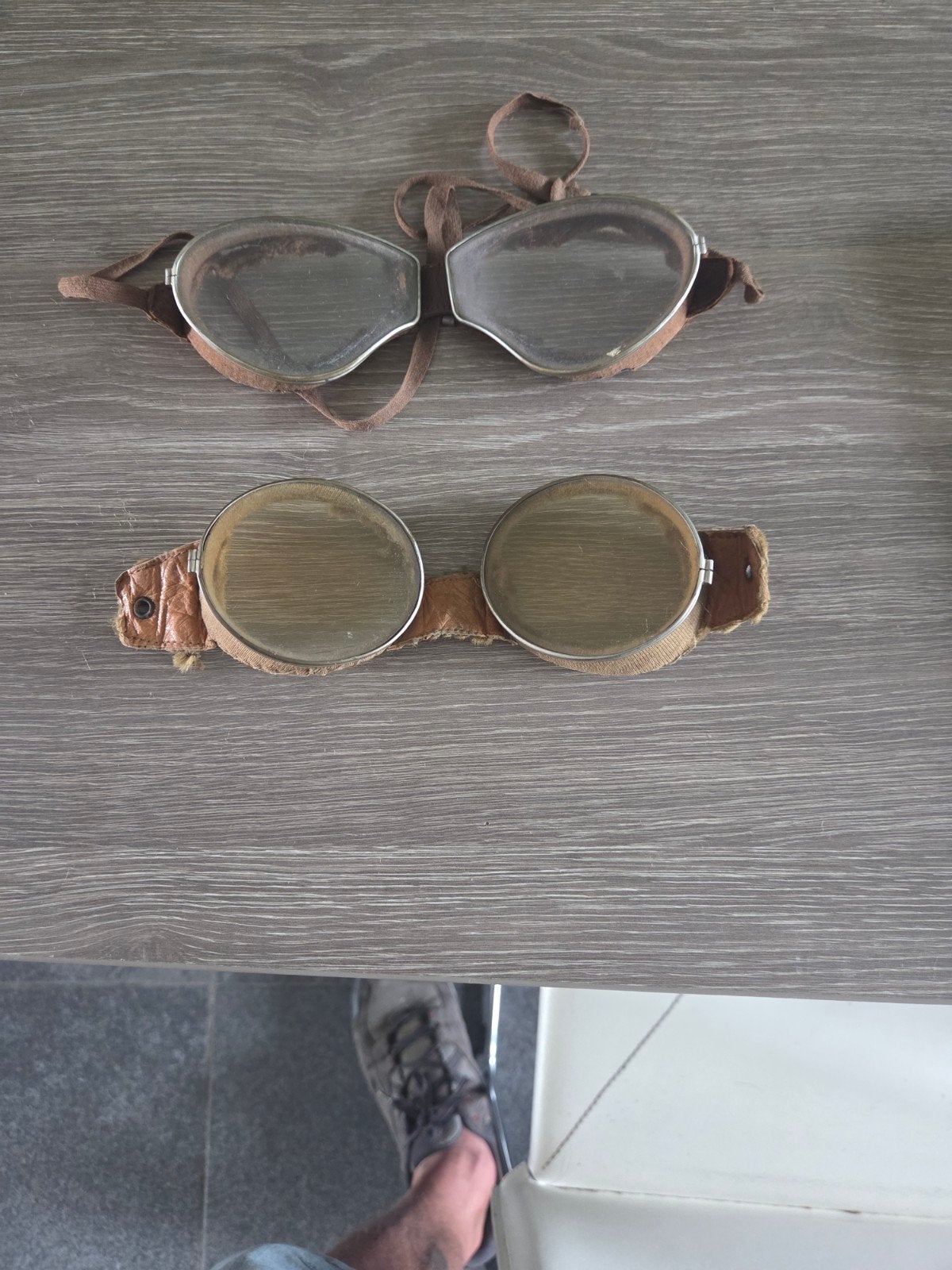 lunettes de moto anciennes, Enlèvement, Utilisé