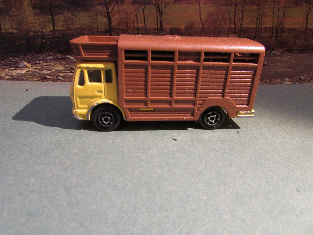 MERCEDES- BENZ . PAARDEN TRANSPORT , MAJORETTE, Ophalen of Verzenden, Gebruikt, Bus of Vrachtwagen, Majorette