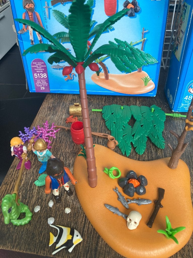 Playmobil piraat eiland, Ophalen, Pirates, Complete set, Overige typen