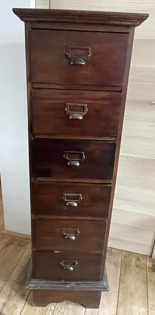 Opbergkolomkast, Huis en Inrichting, Kasten | Ladekasten, Gebruikt, 100 tot 150 cm, Minder dan 50 cm, 25 tot 50 cm, Eikenhout
