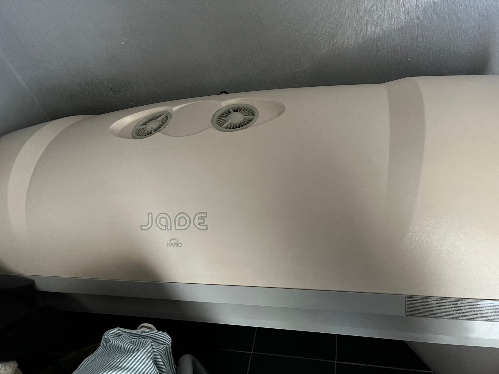 Zonnebank hapro jade met gezichtsbruiner, Elektronische apparatuur, Ophalen, Gezichtsbruiner