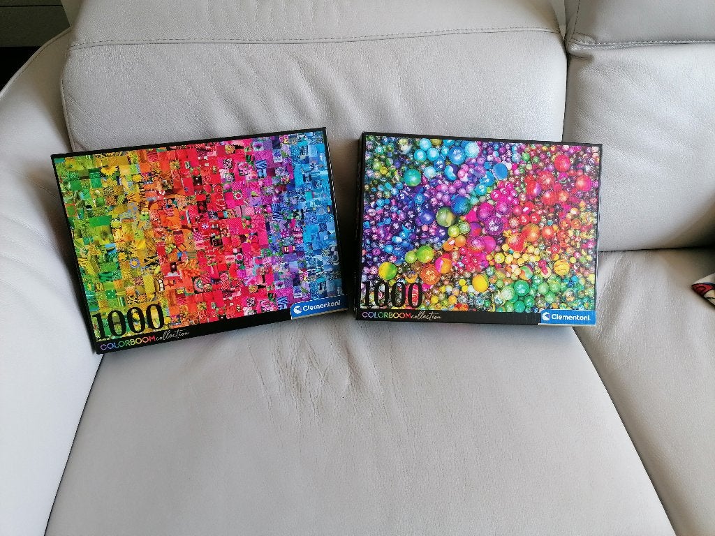 leuke puzzels 1000 stukjes, Hobby en Vrije tijd, Ophalen, 500 t/m 1500 stukjes, Zo goed als nieuw, Legpuzzel