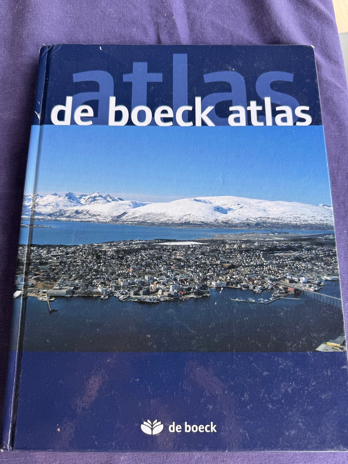 Atlas Jacques Merchiers - De boeck atlas gebruikt, Boeken, Gelezen, Jacques Merchiers; Philippe de Maeyer, ASO, Ophalen of Verzenden