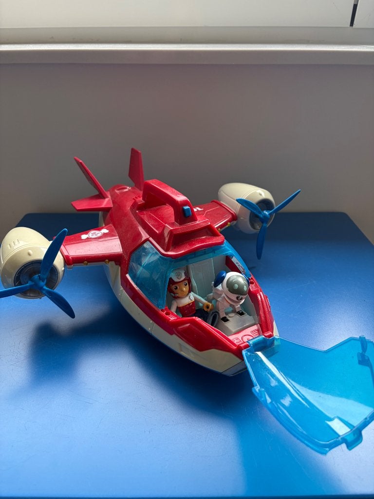 Paw patrol vliegtuig, Ophalen, Gebruikt