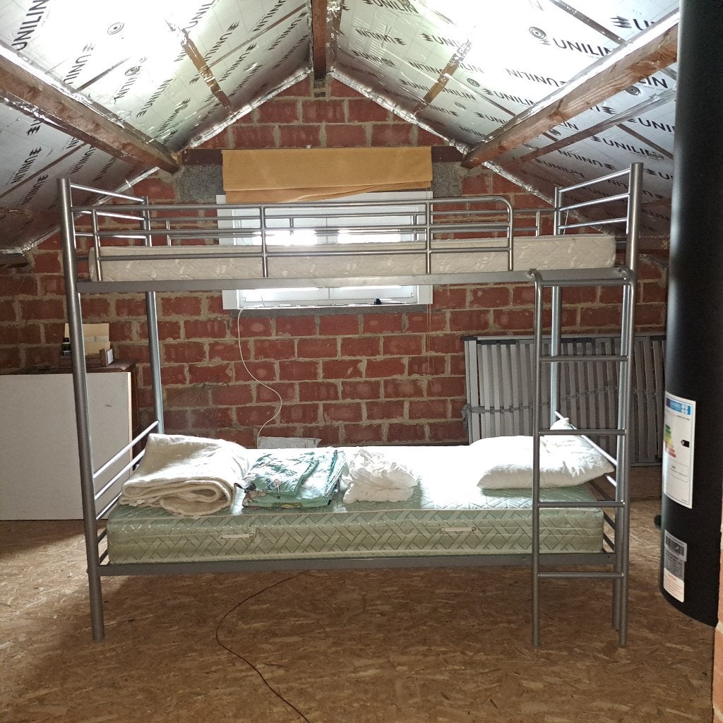metalen stapelbed, Maison & Meubles, 100 cm, 210 cm, Une personne, Enlèvement
