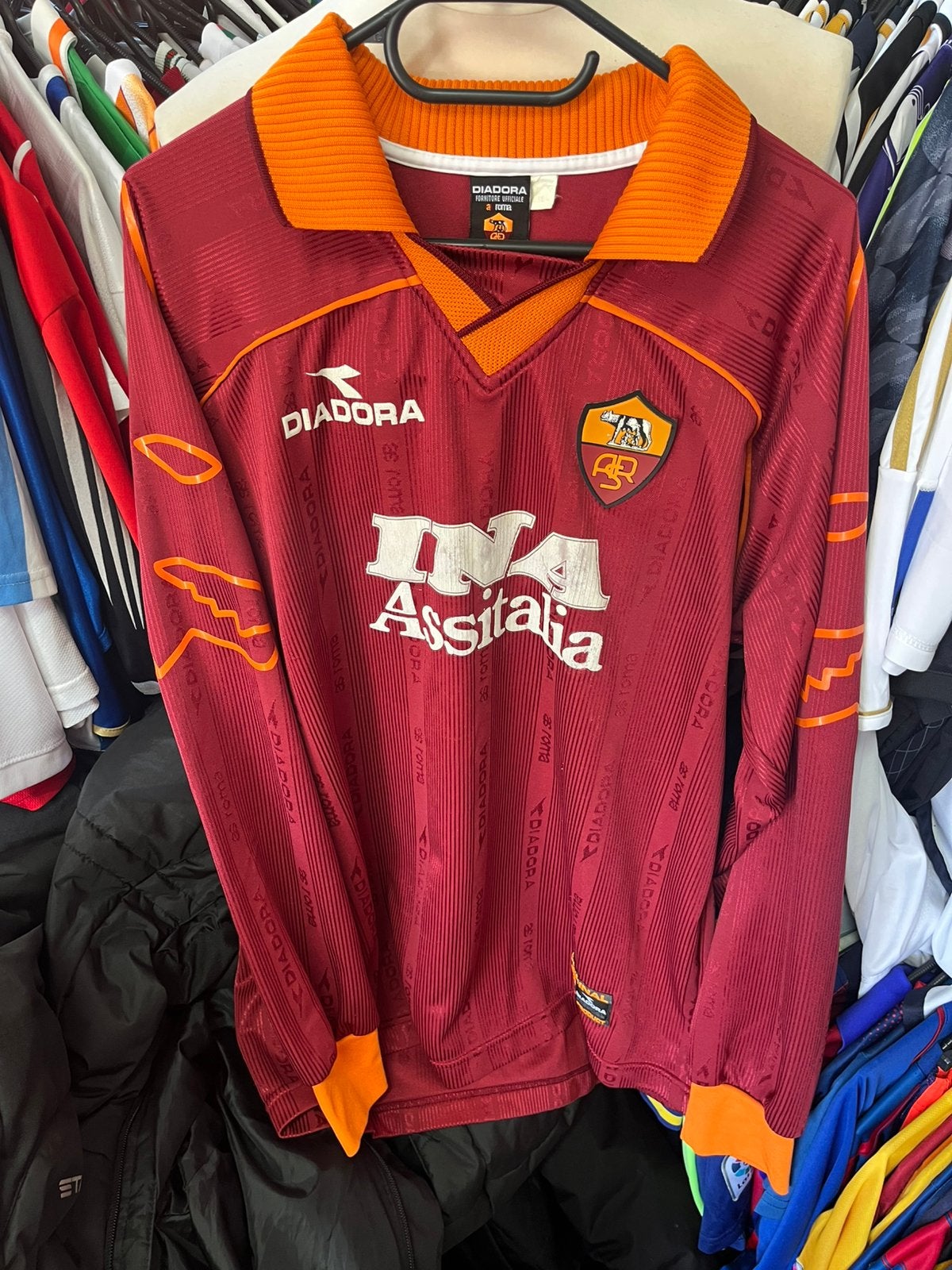 Shirt AS Roma, Sport en Fitness, Ophalen of Verzenden, Zo goed als nieuw, Shirt