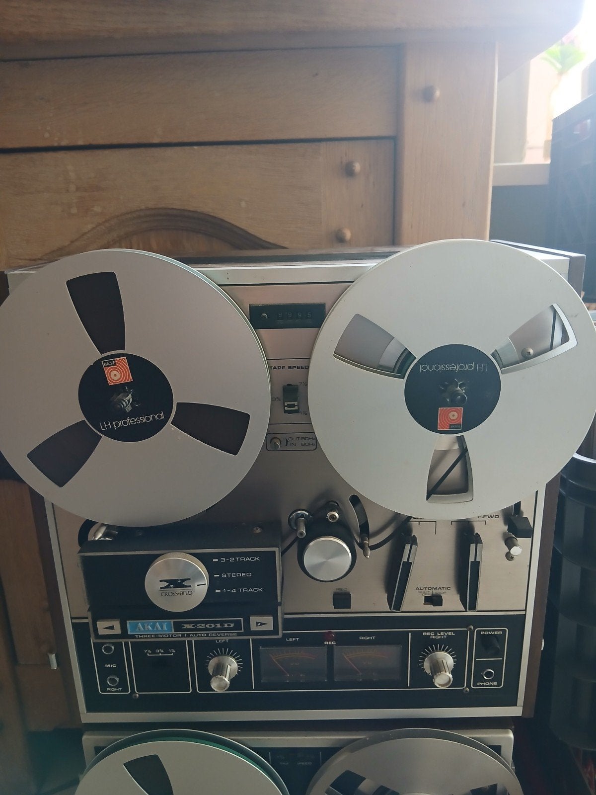 vintage Akai X-201D bandrecorder, TV, Hi-fi & Vidéo, Enregistreurs audio, Enlèvement, Magnétophone