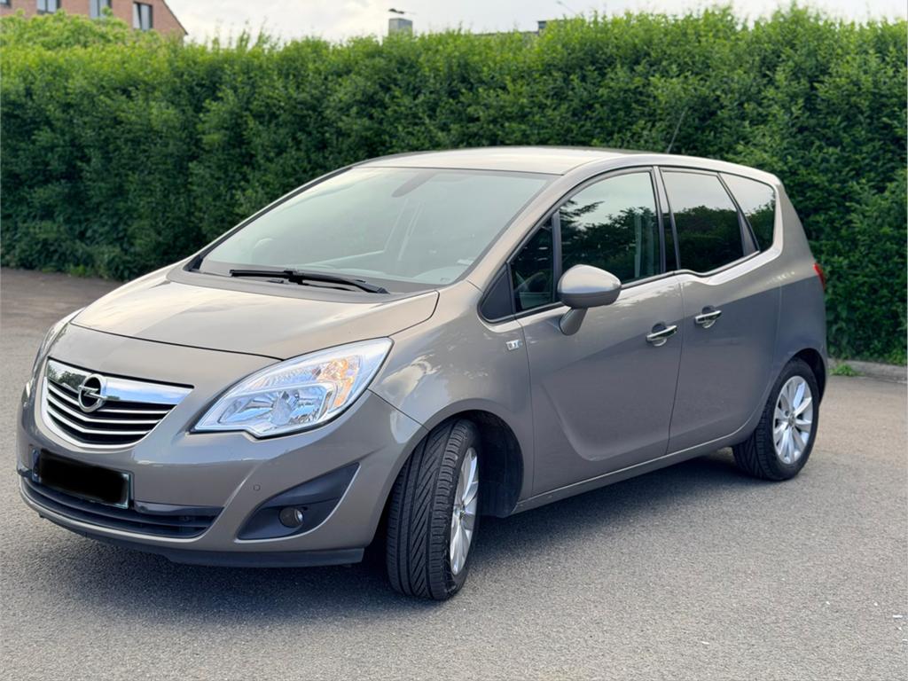 Meriva 1.7 CDTI carpass, Auto's, Voorwielaandrijving, Euro 5, Zwart, Leder en Stof