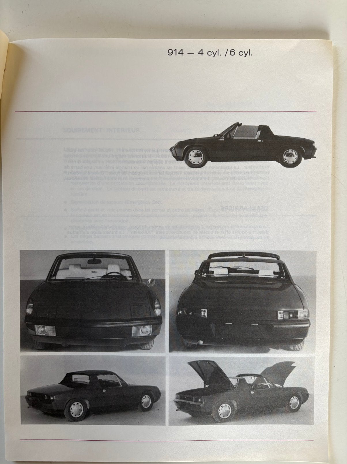 VW PORSCHE TYPE 914 vintage catalogus van Ieteren, Ophalen of Verzenden, Zo goed als nieuw, Auto's