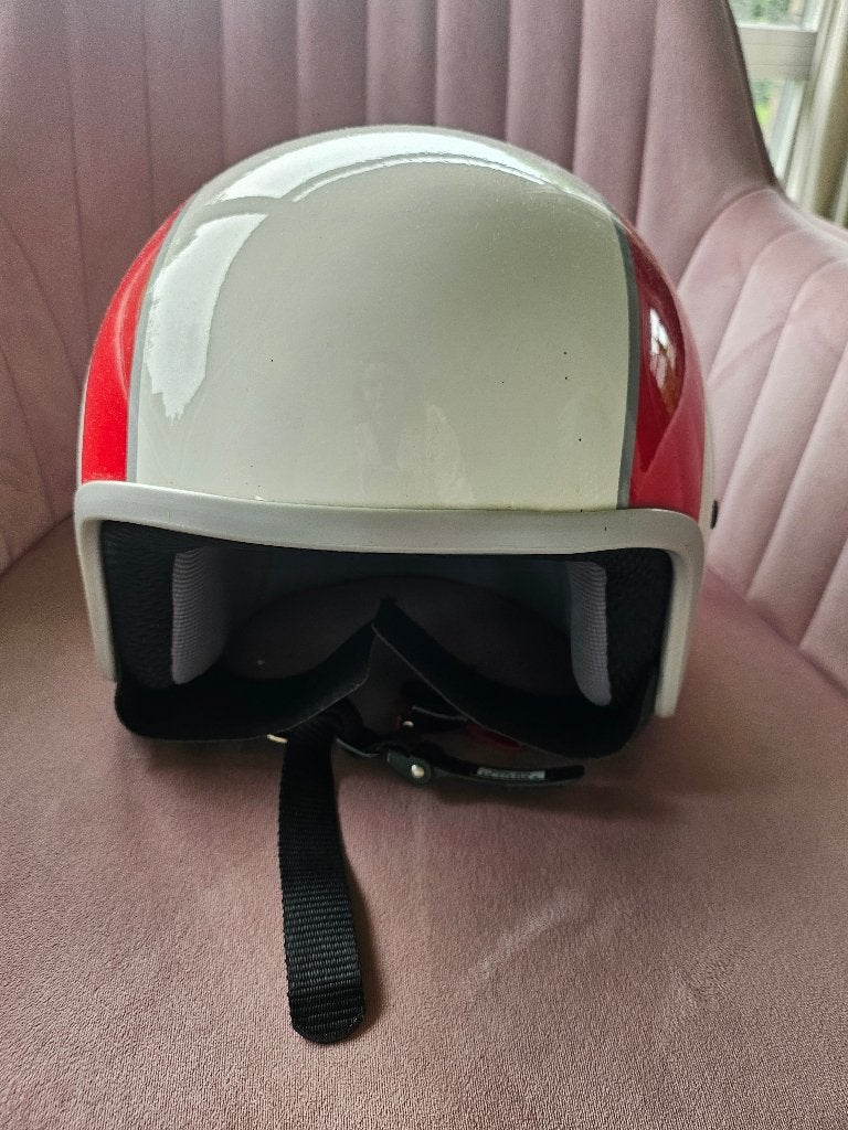 Vespa‑helm – maat XS (54), Fietsen en Brommers, Ophalen, Gebruikt, Extra small of kleiner, VESPA