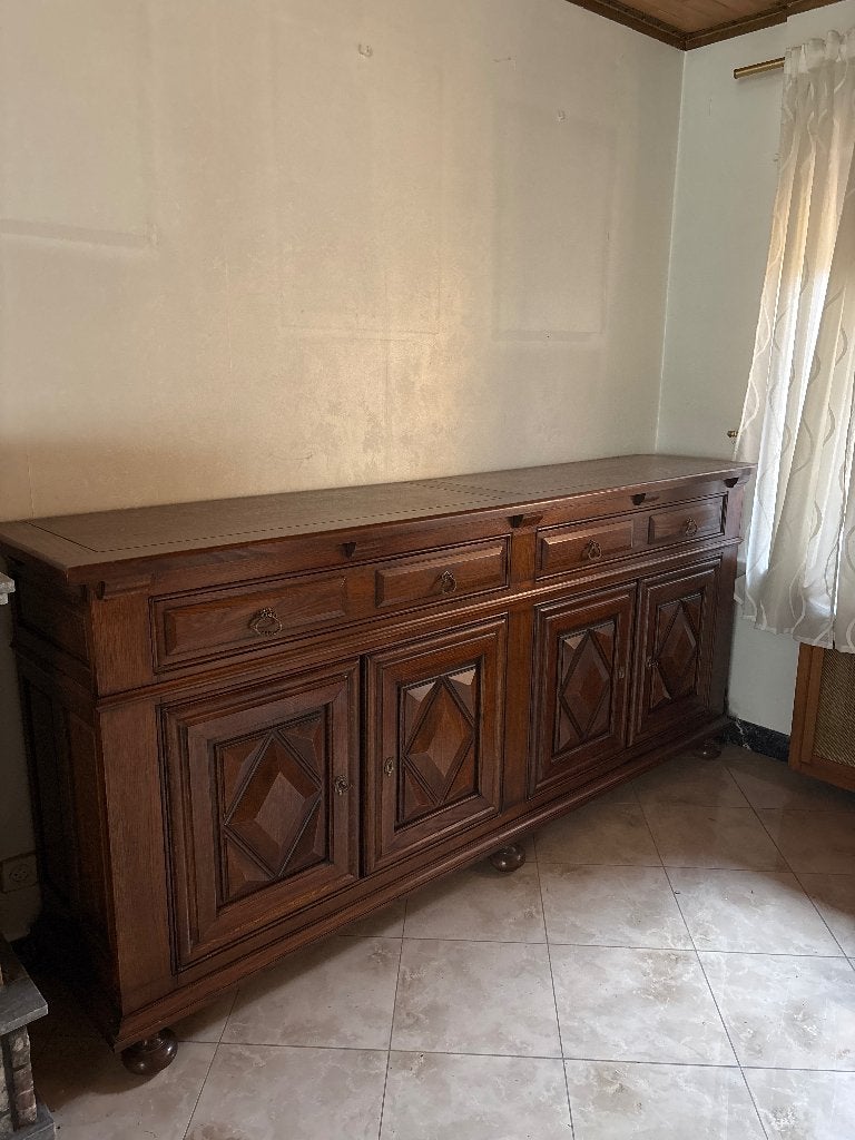 Wandkast / dressoir in perfect staat, Huis en Inrichting, Ophalen, Eikenhout, Zo goed als nieuw, 200 cm of meer