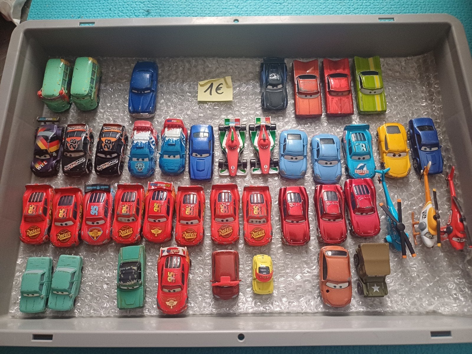 Autootjes Cars 1eur, Kinderen en Baby's, Speelgoed |Speelgoedvoertuigen, Gebruikt, Ophalen of Verzenden