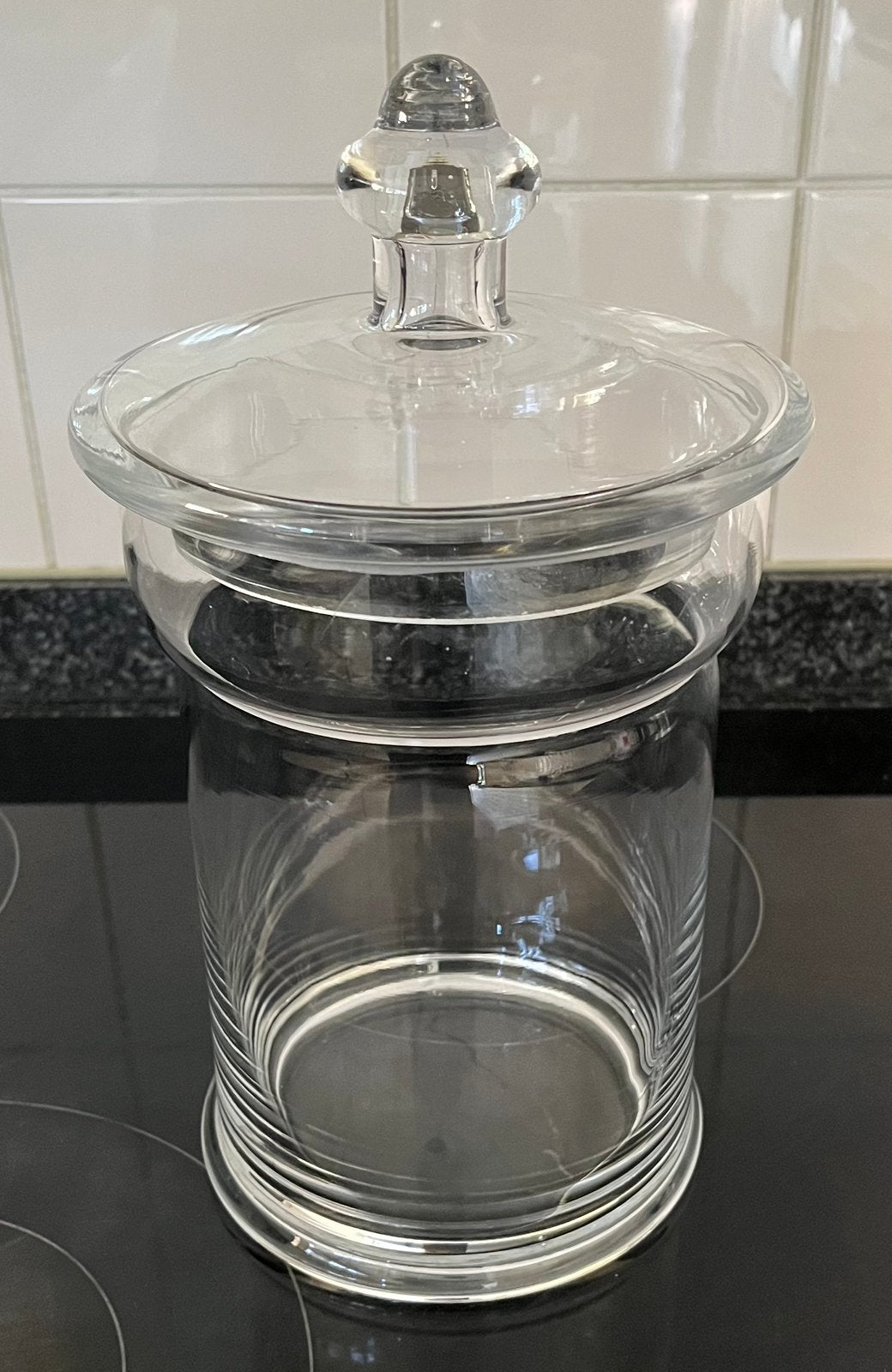 Grote voorraadpot, Ophalen, Nieuw, Glas