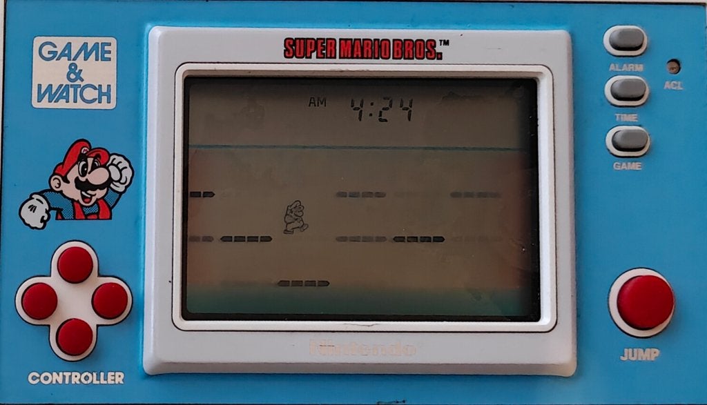 Super Mario bros Nintendo gamewatch spelconsole draagbaar, Computers en Software, Overige Computers en Software, Ophalen of Verzenden