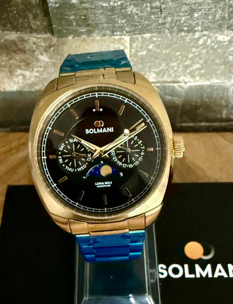 SOLMANI LUNA SPORTS CHRONO VAUT629€! 💯%NOUVEAU !, Enlèvement ou Envoi, Neuf