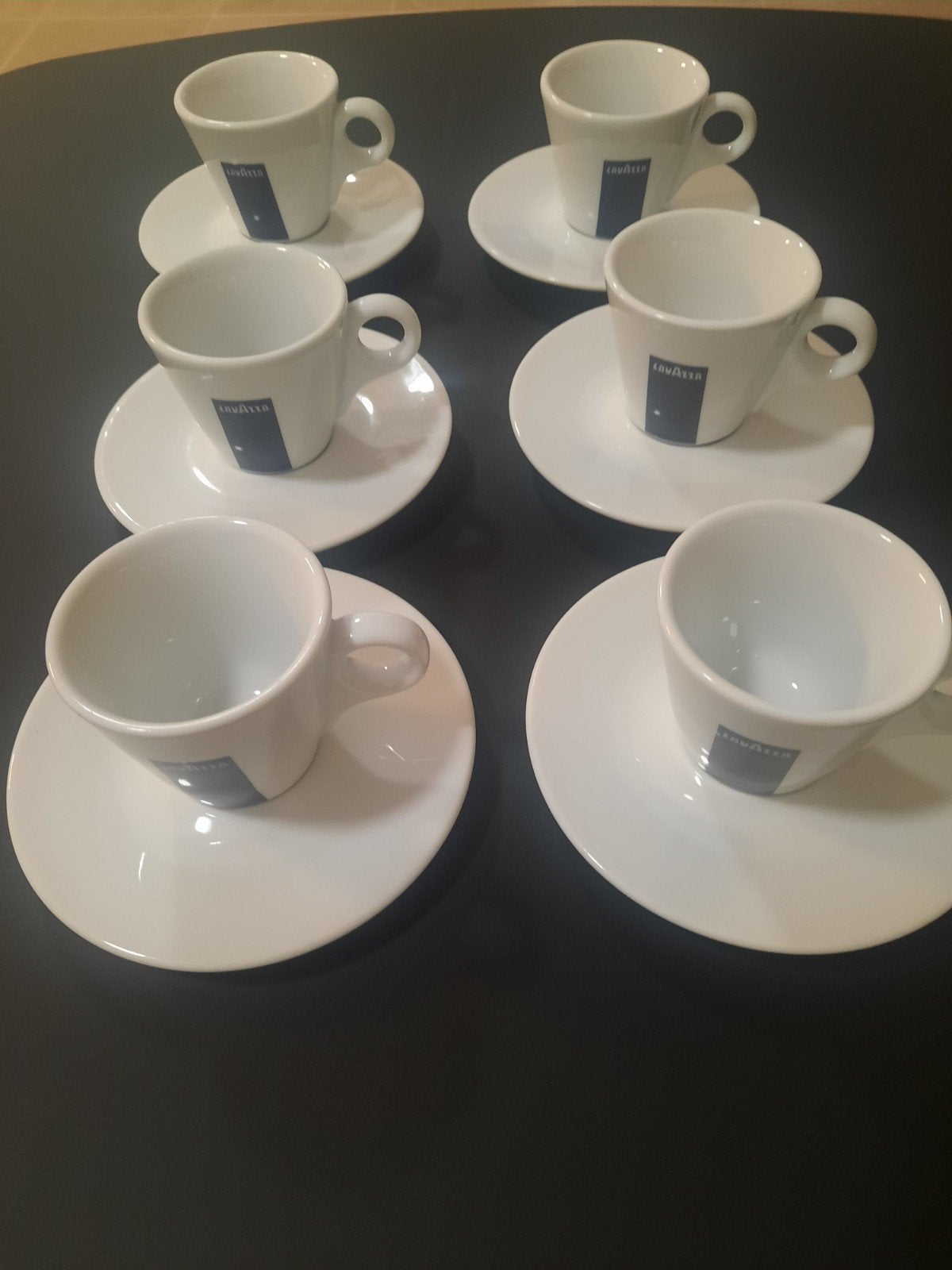 Lavazza espresso tassen, Huis en Inrichting, Ophalen, Zo goed als nieuw, Modern, Kop(pen) en/of Schotel(s)