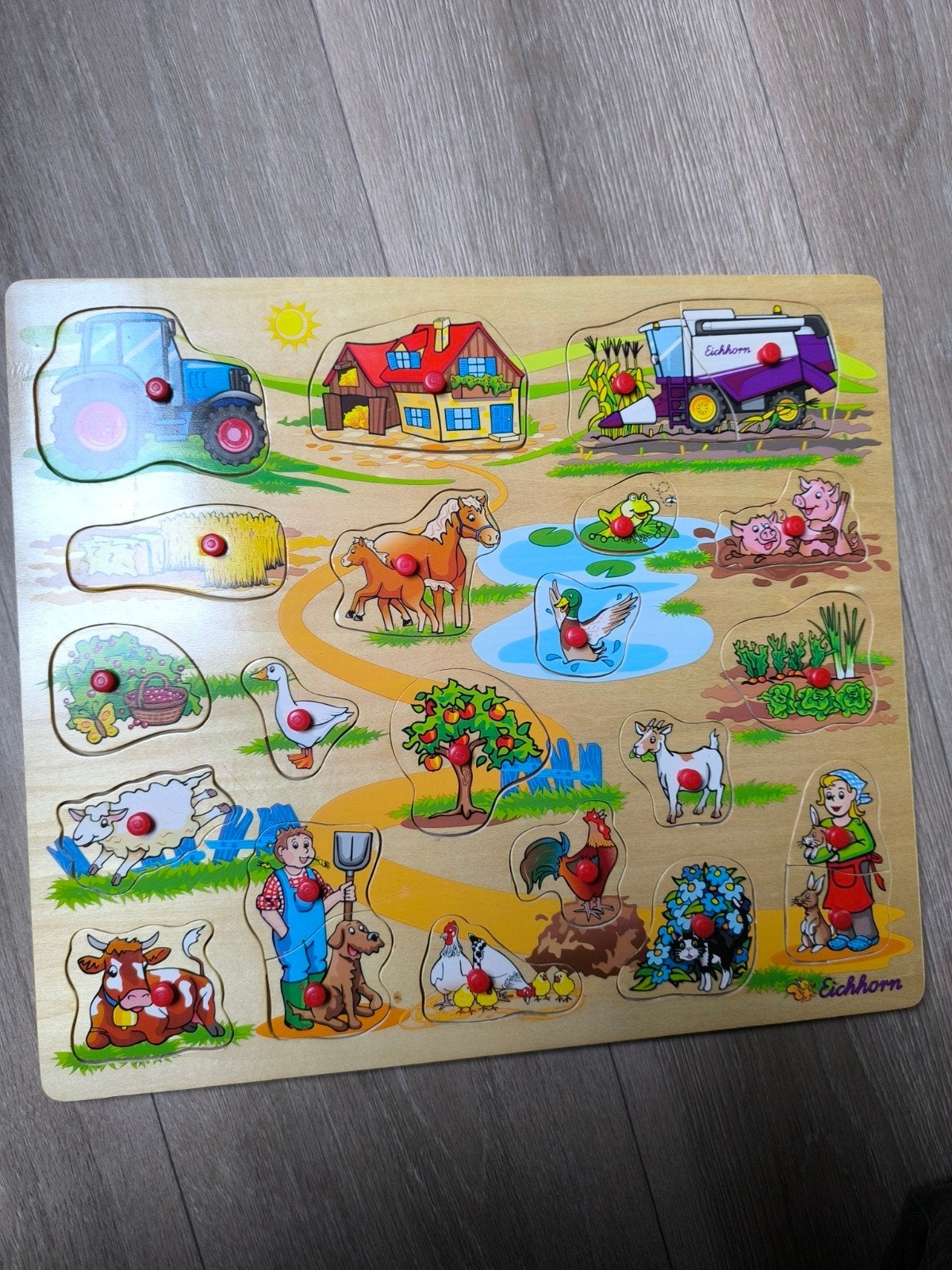houten puzzel, Kinderen en Baby's, Ophalen of Verzenden