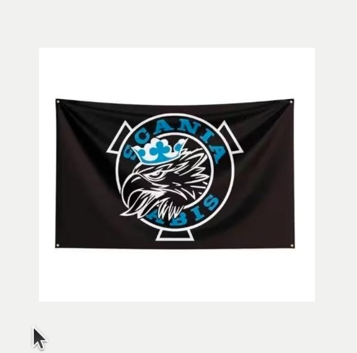Grands drapeaux Scania (150 x 90 cm), Enlèvement ou Envoi, Neuf