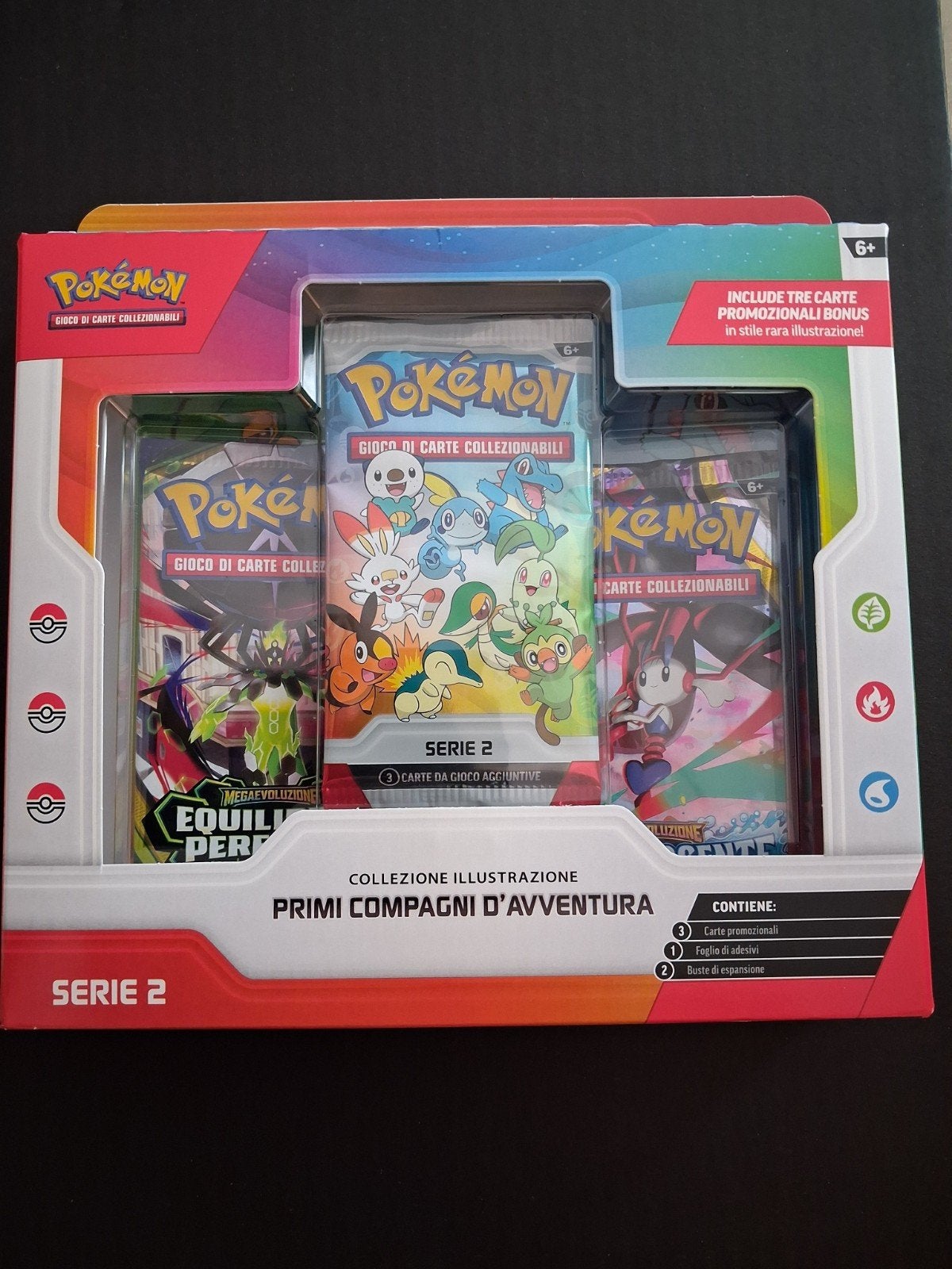 Pokemon Series 2 état neuf, scellé ITA, Envoi, Neuf, Plusieurs cartes