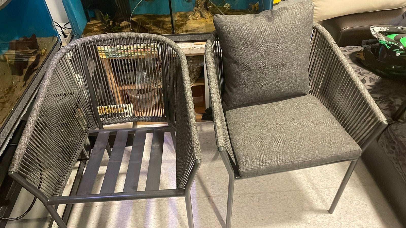 2 tuinstoelen, Jardin & Terrasse, Chaises de jardin, Enlèvement, Neuf, Aluminium, Ajustable
