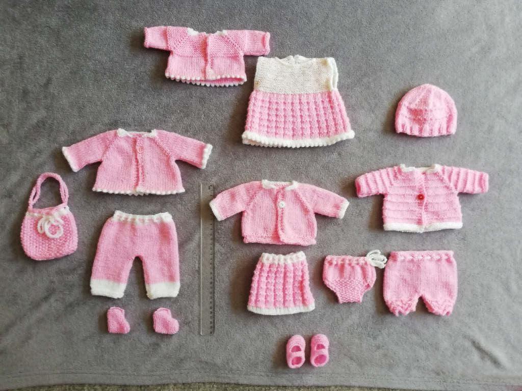 Vêtements de poupée roses/blancs, vêtements de fête, neufs, Enlèvement ou Envoi, Neuf, Baby Pop