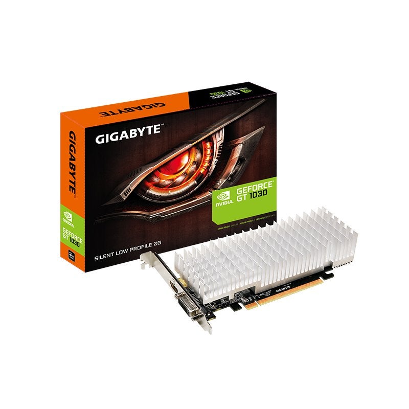 Gigabyte GeForce GT 1030 Low Profile 2 Go, Informatique & Logiciels, Cartes vidéo, Comme neuf, GDDR5, Enlèvement, HDMI