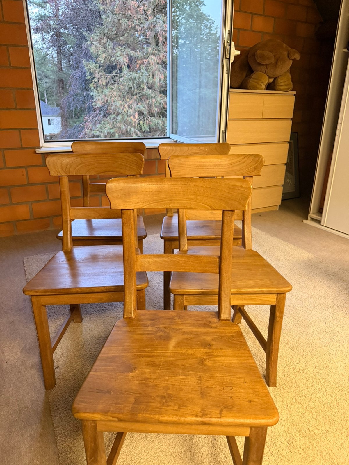 Stoelenset, Enlèvement, Utilisé, 4 à 6 chaises