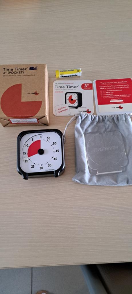 Time timer origineel, Ophalen