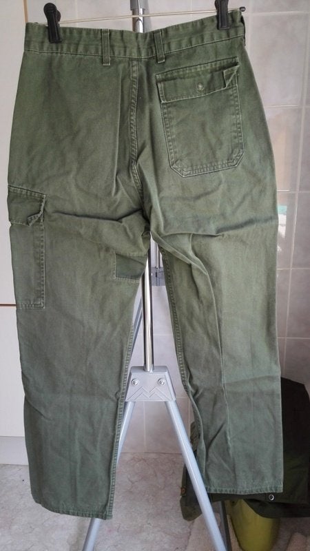 ABL Leger broeken, kaki origineel, Maat 46M = Maat S, Enlèvement, Armée de terre, Vêtements ou Chaussures