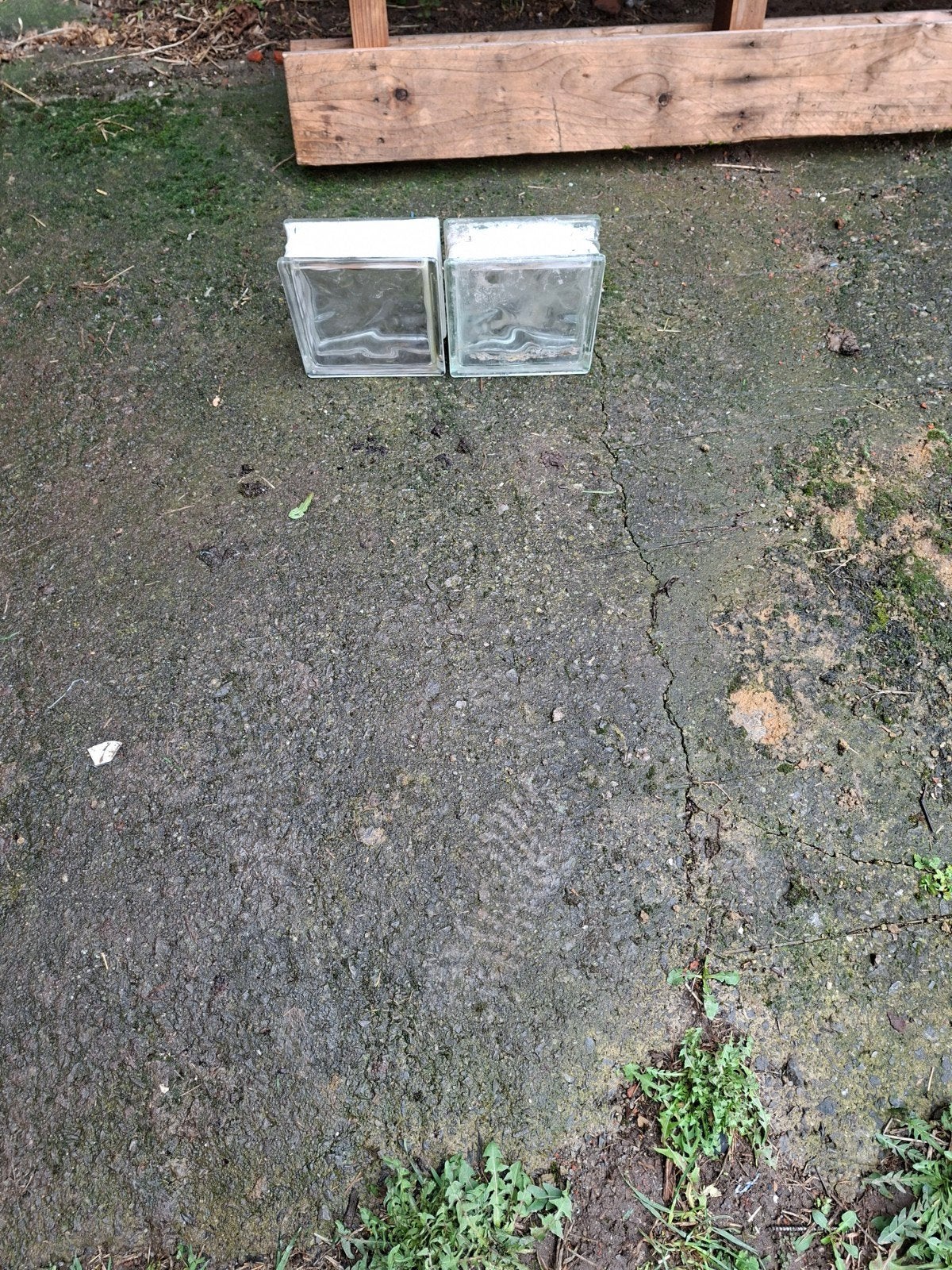 glasblokken, Ophalen