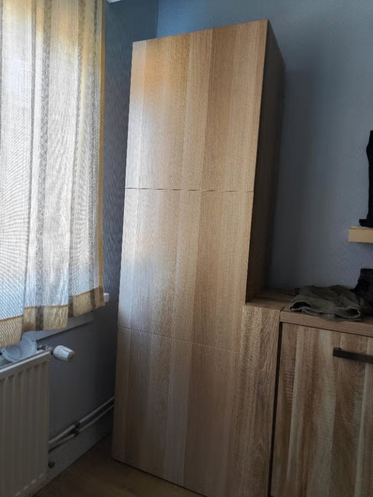 Besta Kast Ikea, Ophalen, Met deur(en), Zo goed als nieuw, Minder dan 150 cm