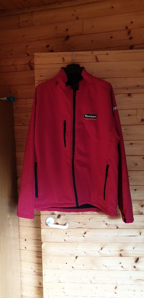 Rode herenjas , Maat XL, Enlèvement ou Envoi, Porté, Taille 56/58 (XL), Rouge