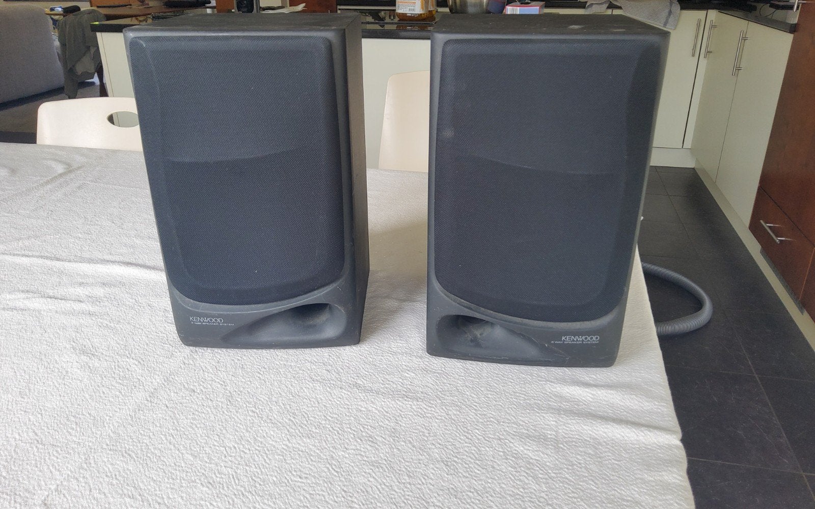 set kenwood boxen luidsprekers, Audio, Tv en Foto, Ophalen of Verzenden, Philips