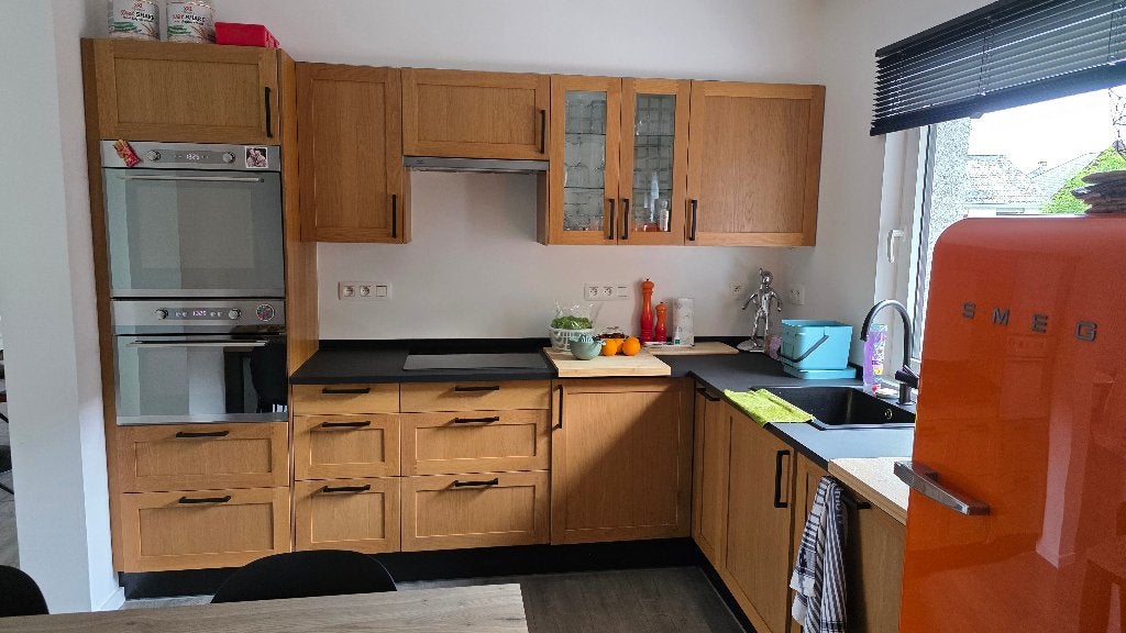 Keuken lichte eik, Bois, Brun, Enlèvement, Utilisé