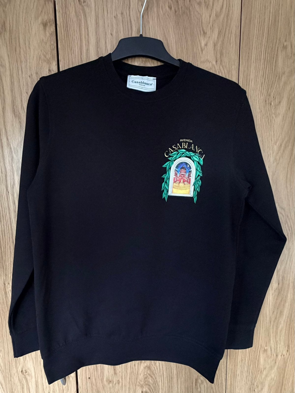 Pull Casablanca Avenida M, Enlèvement ou Envoi, Comme neuf, Taille 48/50 (M), Noir