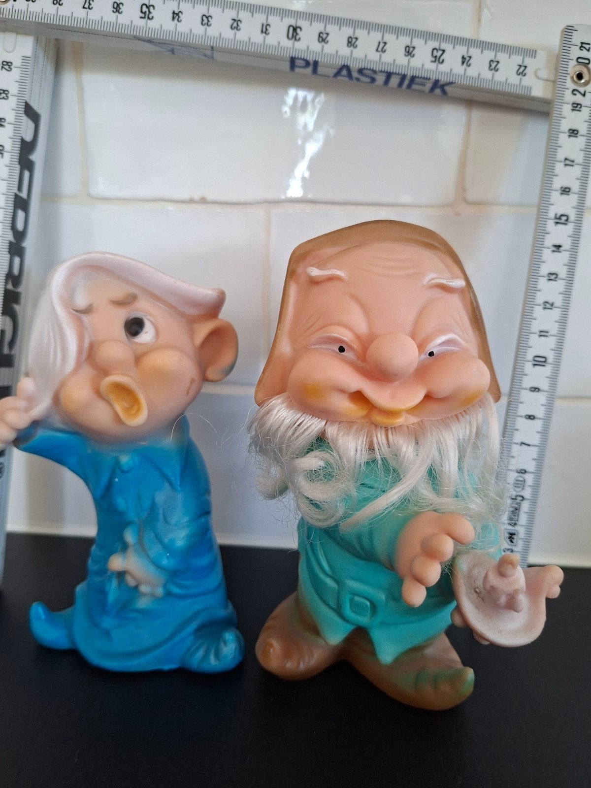 2 retro kabouters, Verzamelen, Ophalen of Verzenden, Gebruikt, Beeldje of Poppetje
