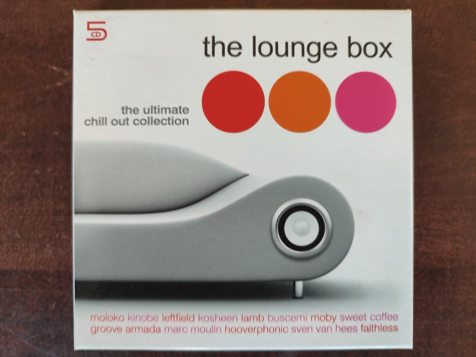 5-CDbox : THE LOUNGE BOX  the ultimate chill out collection, Ophalen of Verzenden