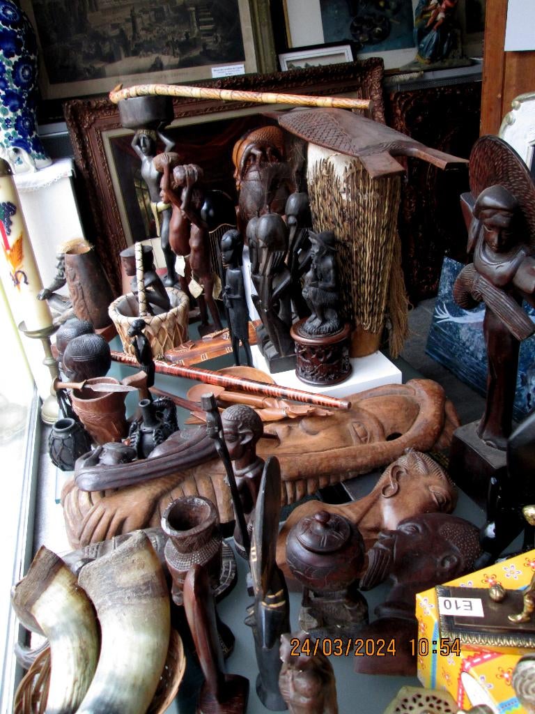 groot lot afrikaanse kunst voor spotprijs, Antiek en Kunst, Ophalen