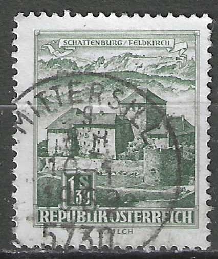 Autriche 1962/1970 - Yvert 955BA - Le Schattenburg (ST), Envoi, Affranchi