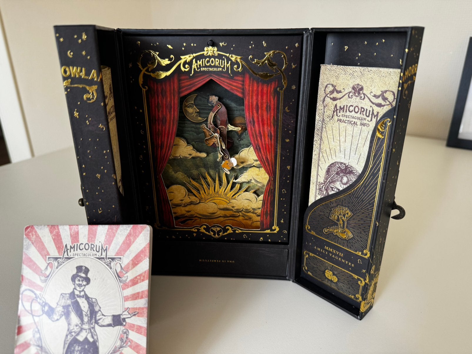 Muziekdoos Tomorrowland 17 Treasure Case Amicorum Spectaculu, Ophalen, Zo goed als nieuw