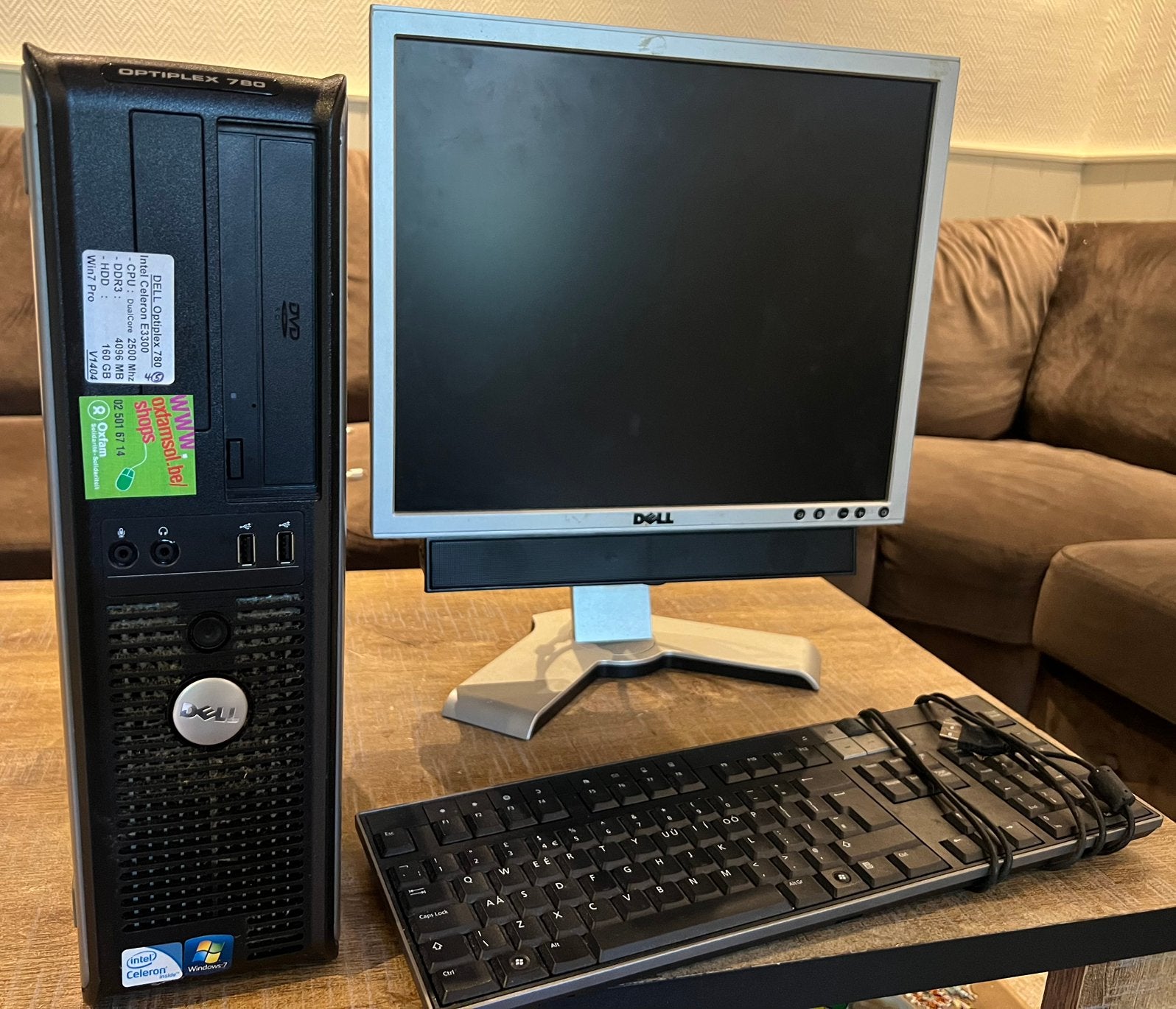 Desktop PC €35, Computers en Software, Ophalen, Gebruikt, HDD, 2 tot 3 Ghz