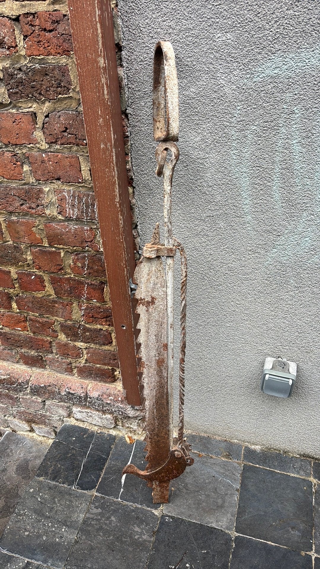 Ancienne crémaillère, Enlèvement