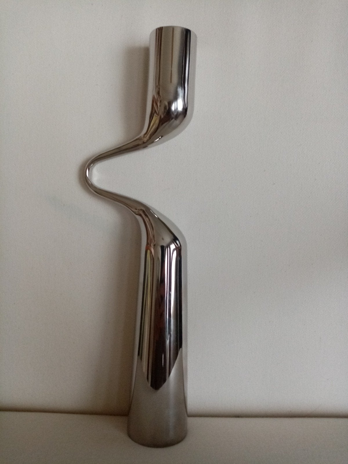 Michaela Dorfer Deense metalen kandelaar 32cm, Ophalen of Verzenden