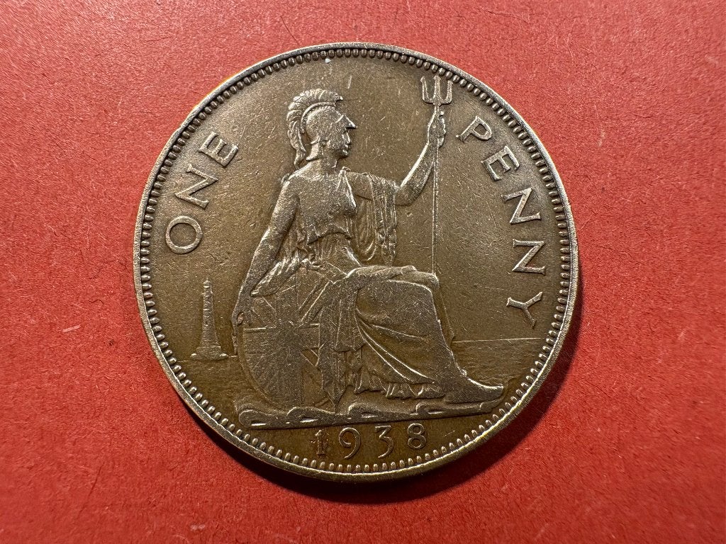 Royaume-Uni (UK) - 1 Penny 1938 (#195#), Enlèvement ou Envoi, Autres pays, Monnaie en vrac
