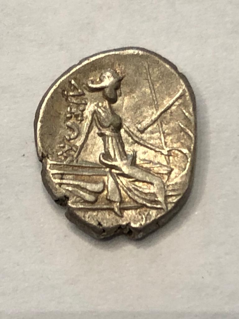 Munt zilver Greece tetrobol Euboia Histiaia ( 350-150 ) bc, Verzenden, Overige landen, Losse munt, Zilver