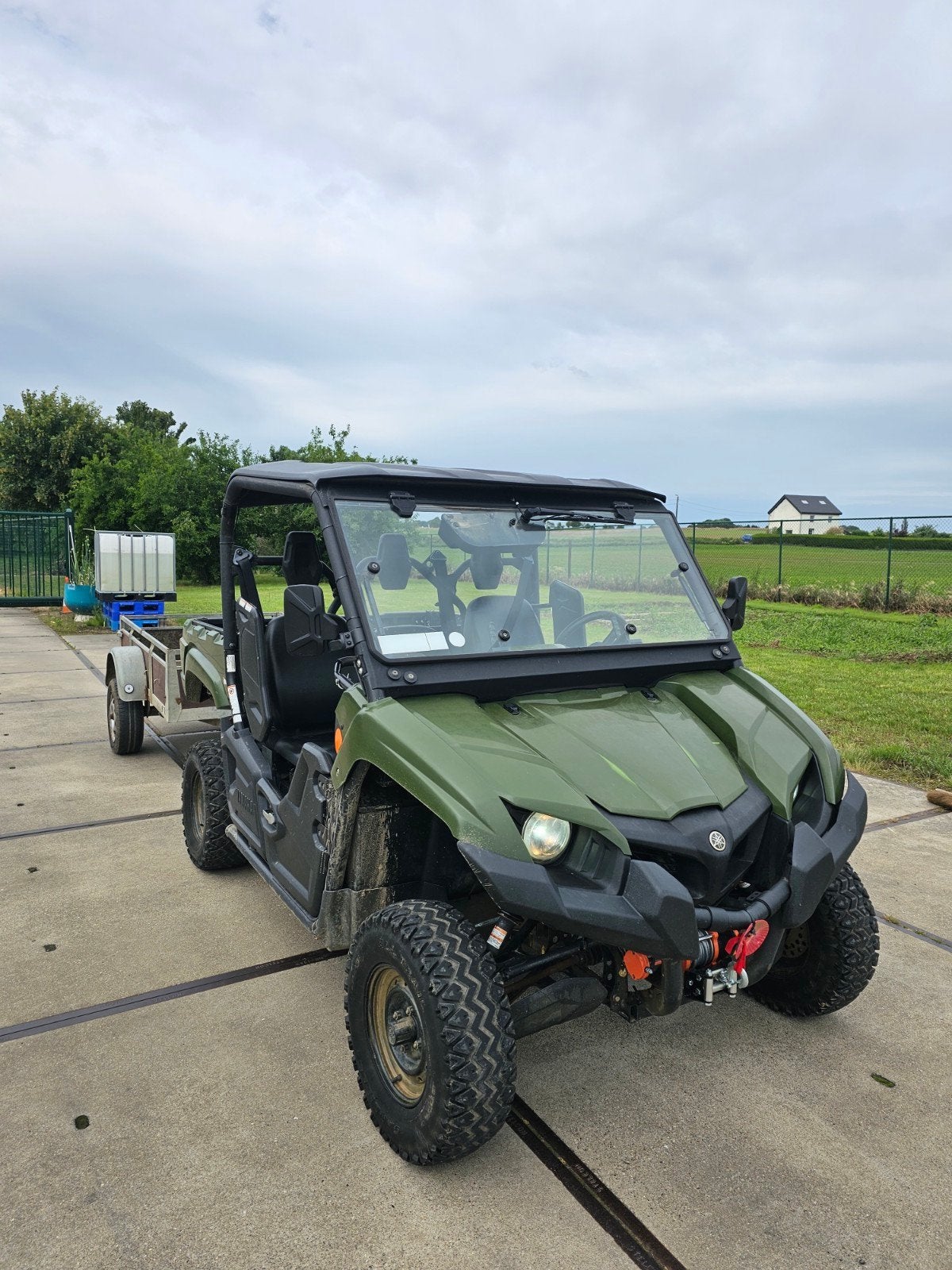 Buggy yamaha viking 700cc (2021) avec remorque, Ophalen