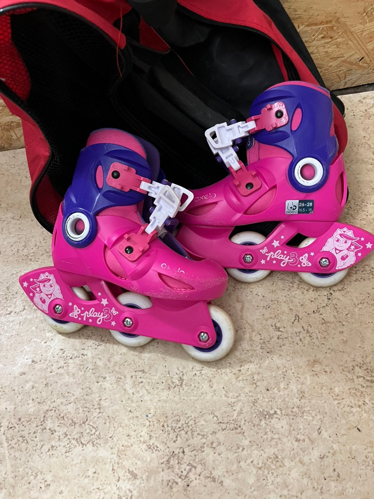 Inline skates maat 26-28, Ophalen, Verstelbaar, Gebruikt, Kinderen