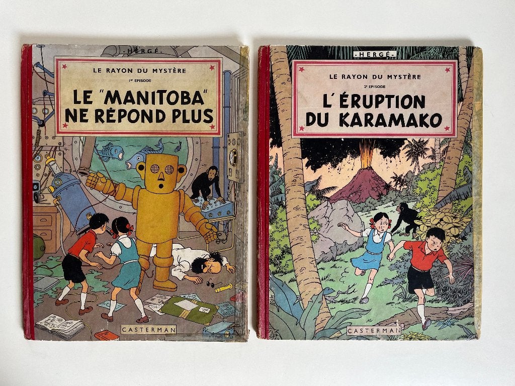 Jo, Zette et Jocko - Le Rayon du Mystère 1&2 - 1952, Verzenden, Hergé (George Rémi)